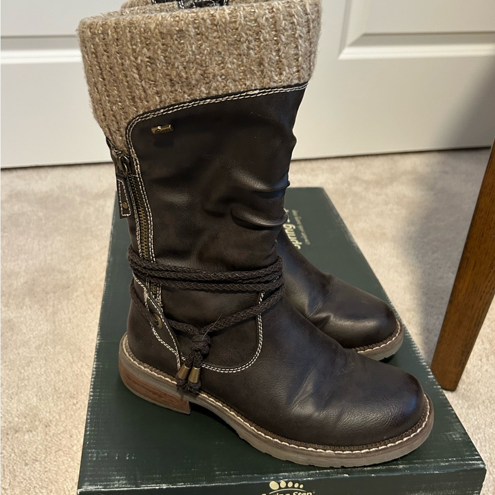 Spring Step Acaphine Boot - dark brown